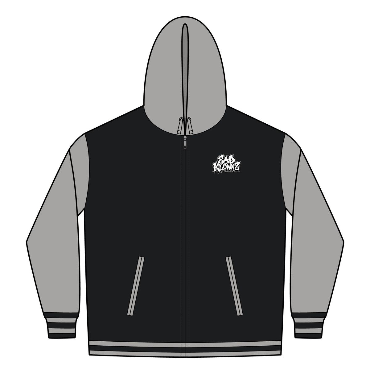 Varsity Zip Hoodie — New Family Era Records Logo Jacket