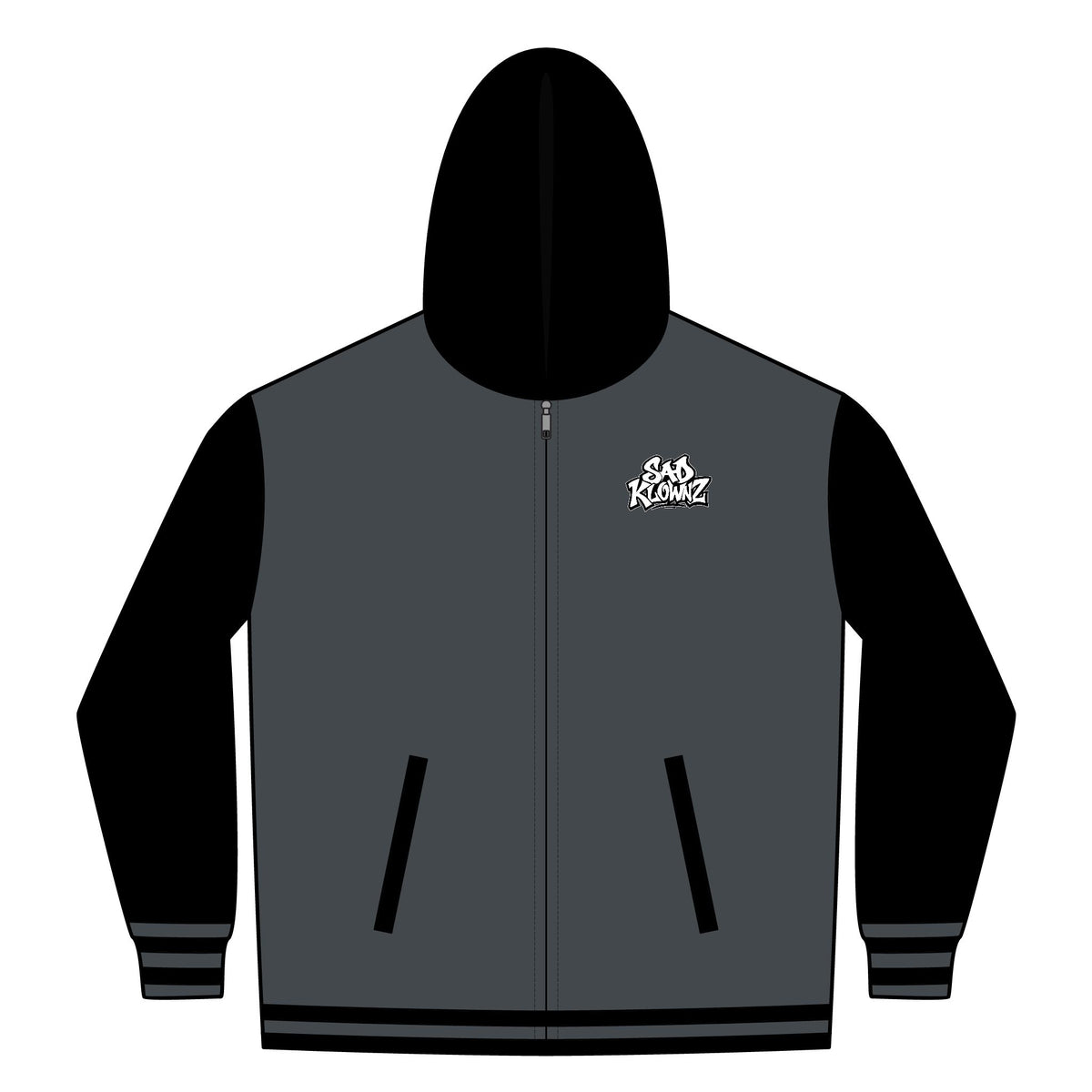 Varsity Zip Hoodie — New Family Era Records Logo Jacket