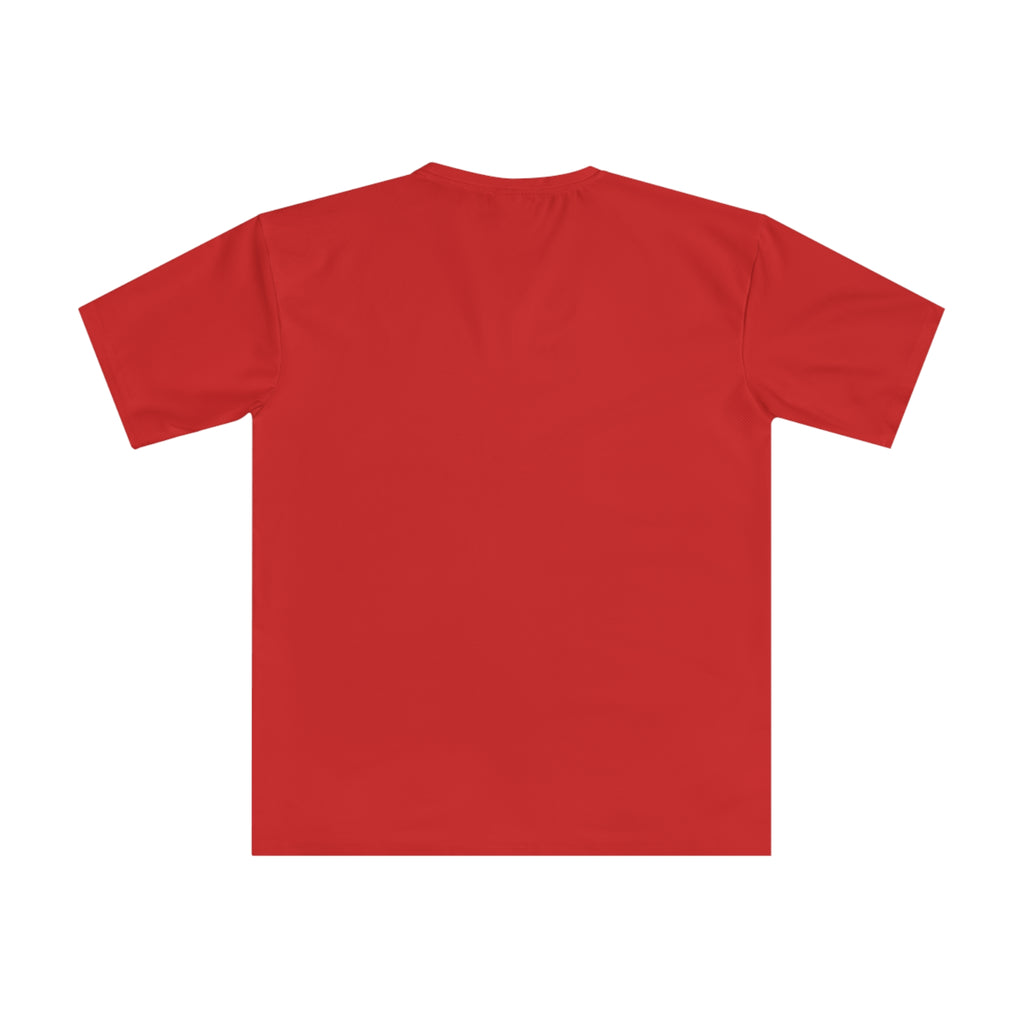 All-Over "Road Kingz" Pattern Red Loose Fit T‑Shirt