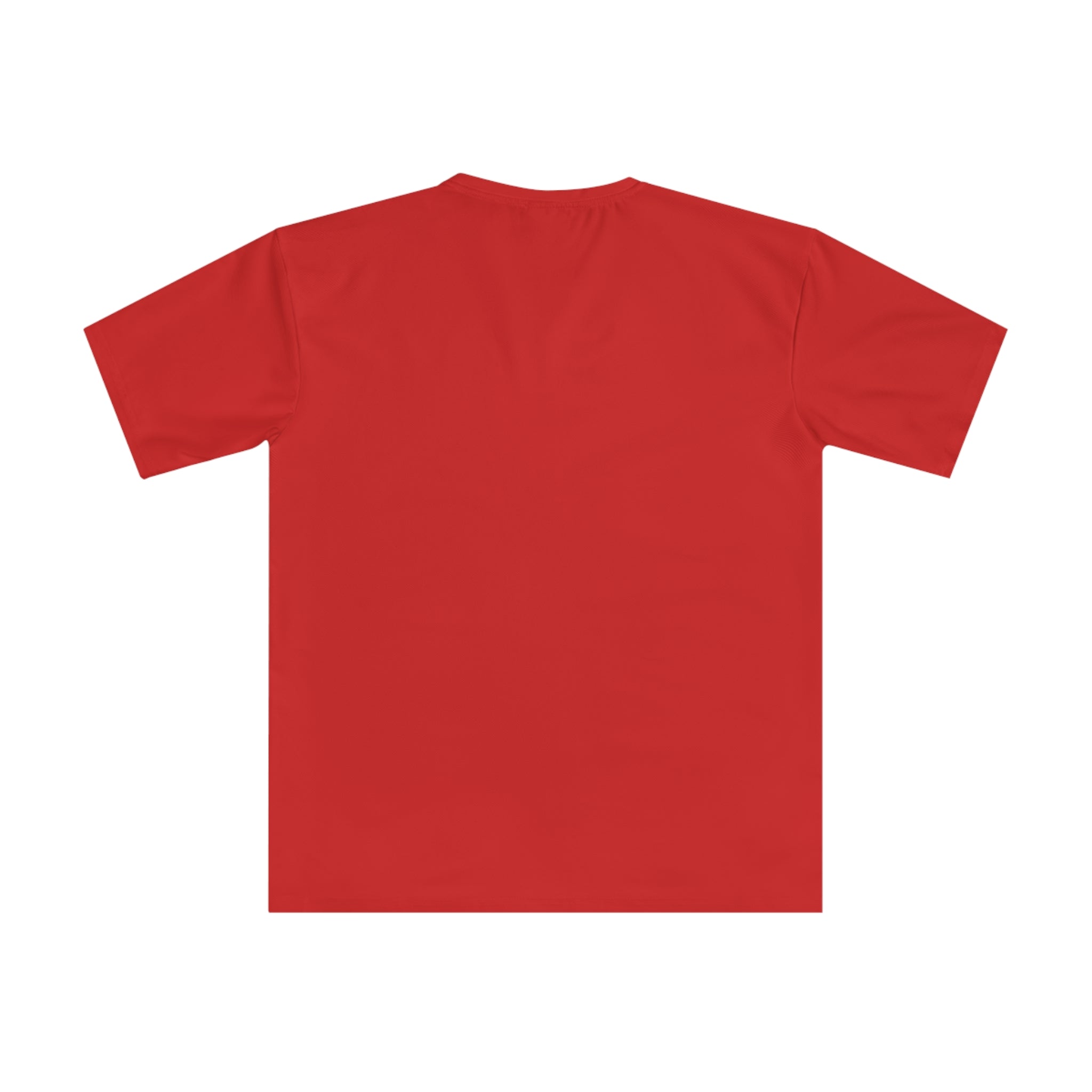 All-Over "Road Kingz" Pattern Red Loose Fit T‑Shirt