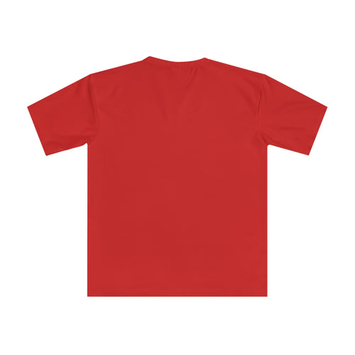 All-Over "Road Kingz" Pattern Red Loose Fit T‑Shirt