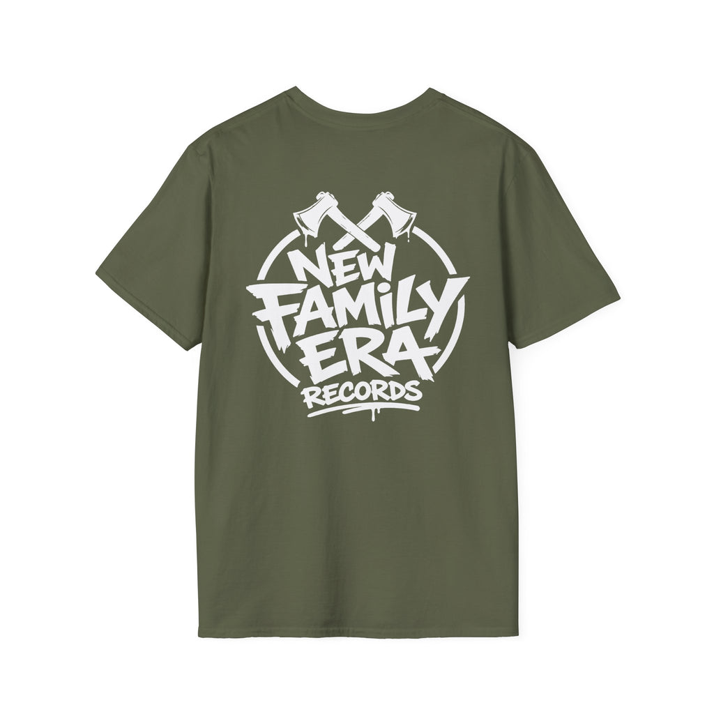 Broken Juggalo Graphic T-Shirt — Distressed Faded Typeface Tee