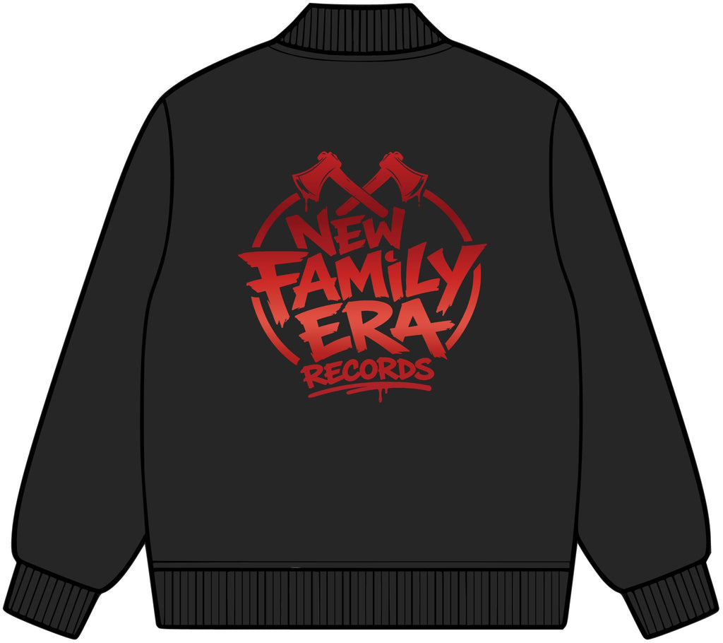 Sad Klownz Black College Bomber Jacket – Varsity Graphic Logo Jacket