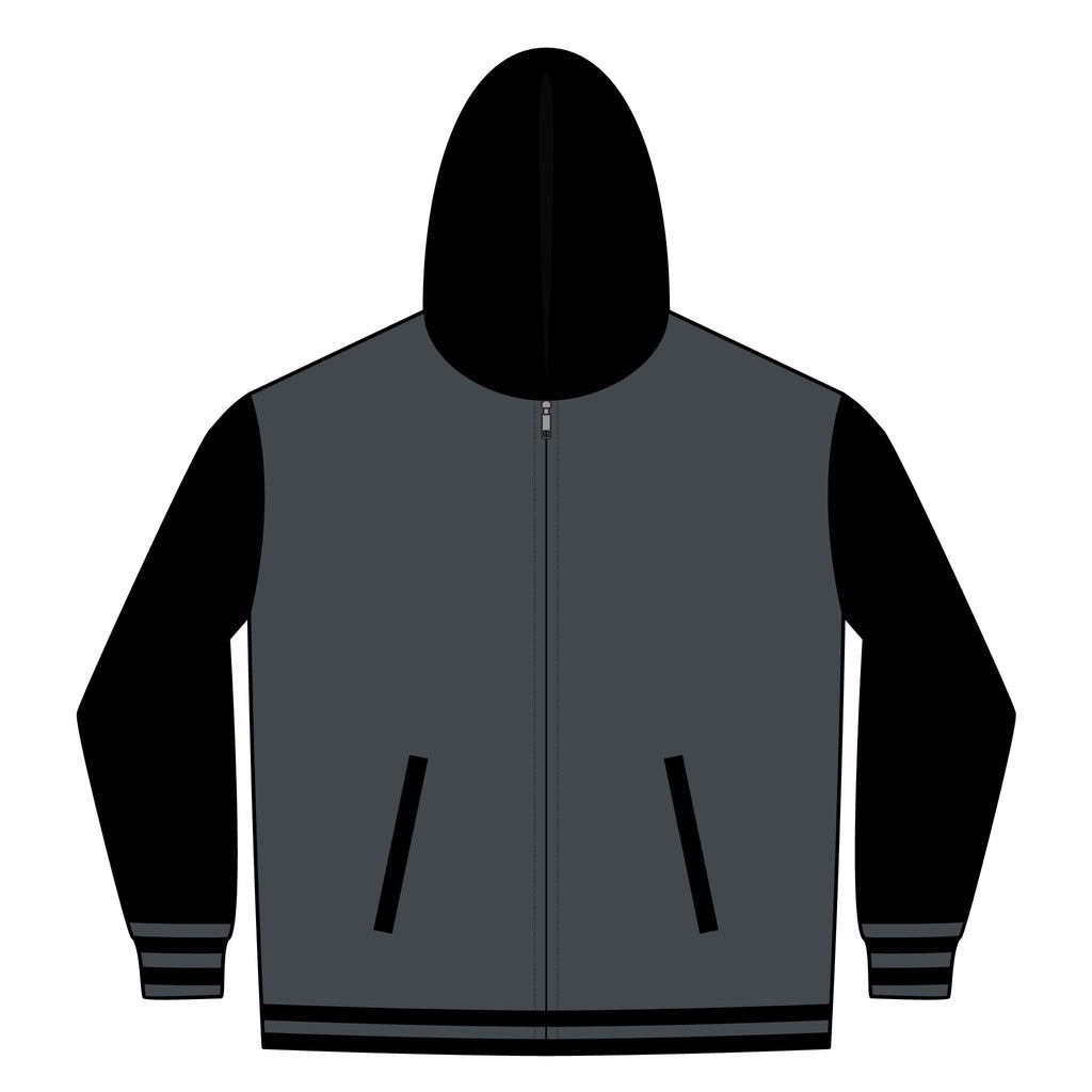 Varsity Zip Hoodie — New Family Era Records Logo Jacket