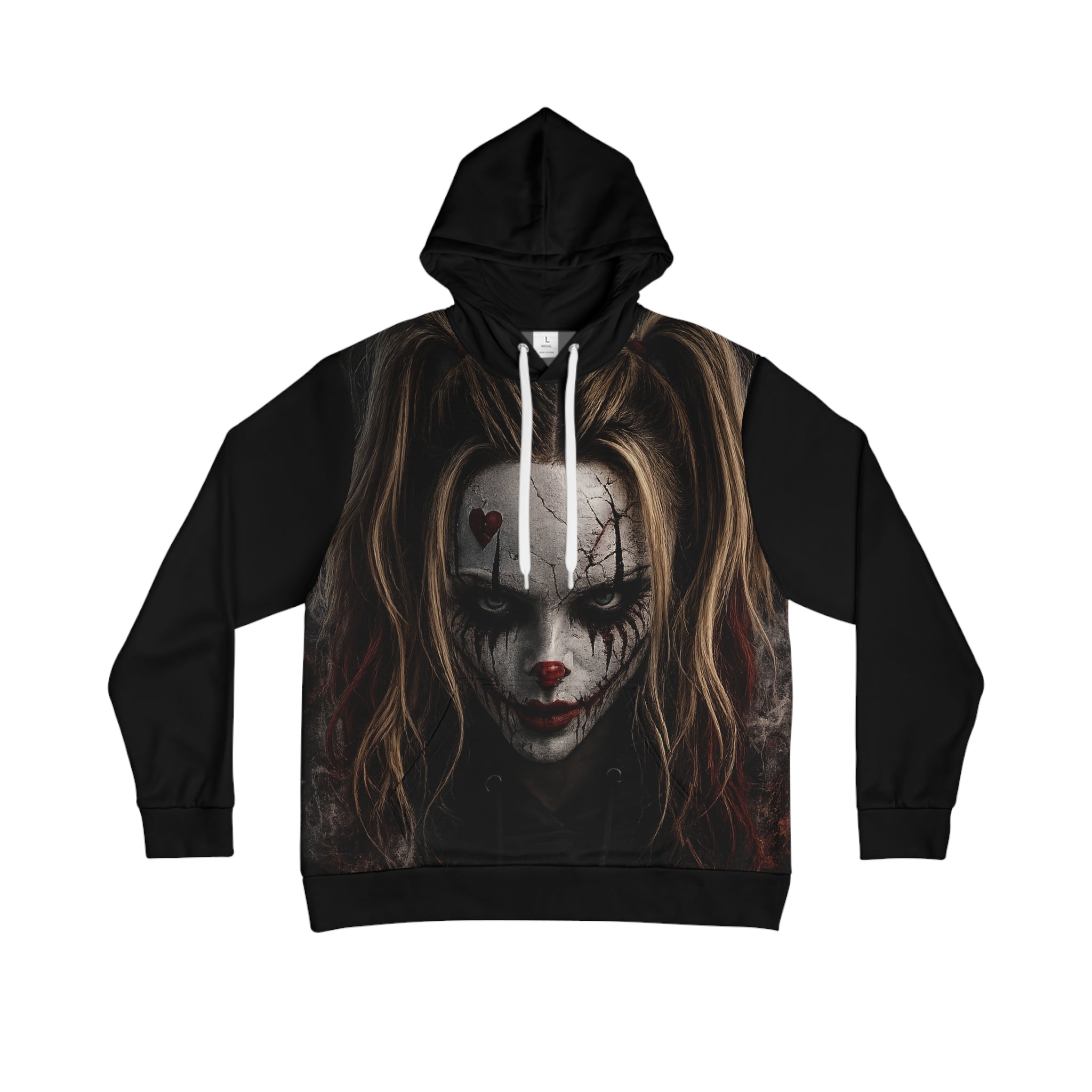 Vylentyne Face Hoodie — SAD KLOWNZ Men's Pullover