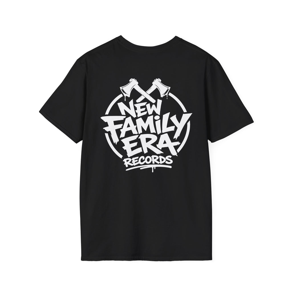Broken Juggalo Graphic T-Shirt — Distressed Faded Typeface Tee