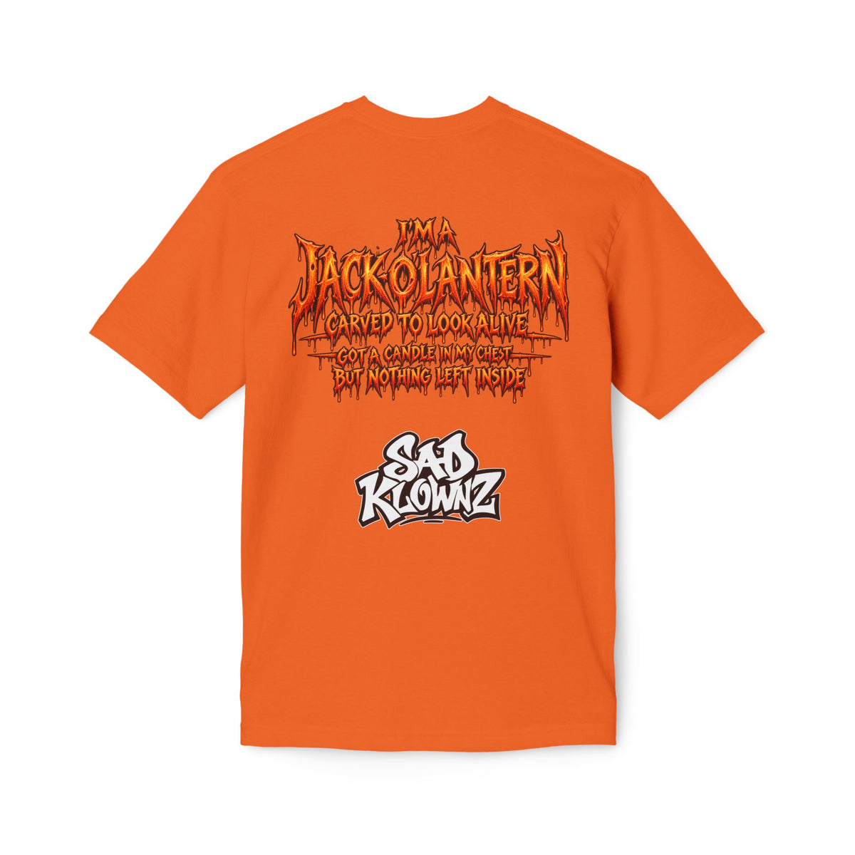 SAD KLOWNZ - Jack O'Lantern Halloween T-Shirt
