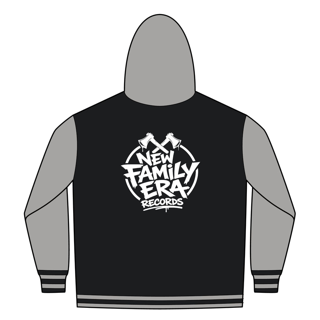 Varsity Zip Hoodie — New Family Era Records Logo Jacket