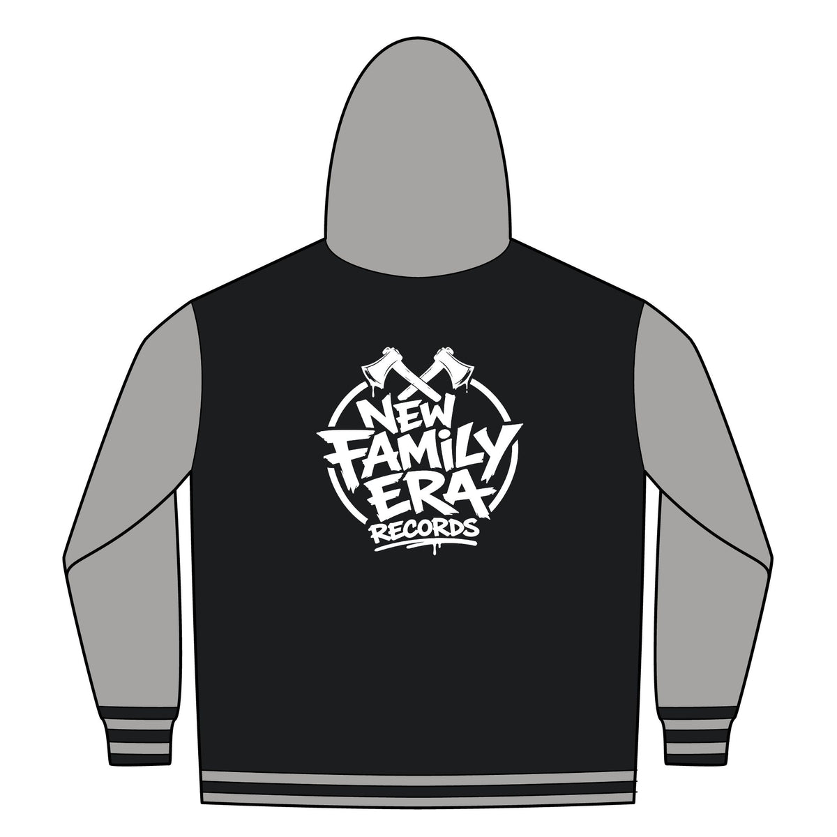 Varsity Zip Hoodie — New Family Era Records Logo Jacket